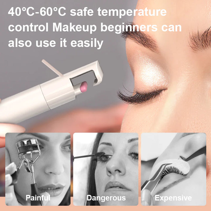 ANLAN Portable Mini Electric Heated Eyelash Curler THEHORMEZ